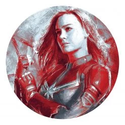 Komar Papier peint intissé Captain Marvel - Intissé - Multicolore