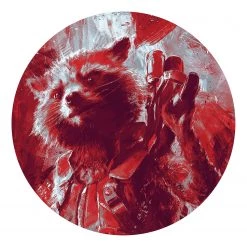 Komar Papier peint intissé Avengers Raccoon - Intissé - Multicolore