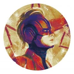 Komar Papier peint intissé Captain Marvel - Intissé - Multicolore