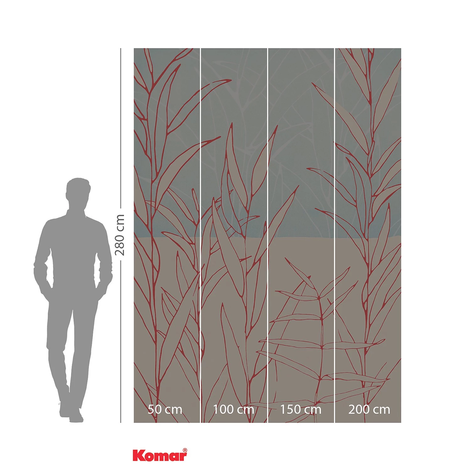 Komar Papier peint intissé Plain - Intissé - Multicolore – Image 4