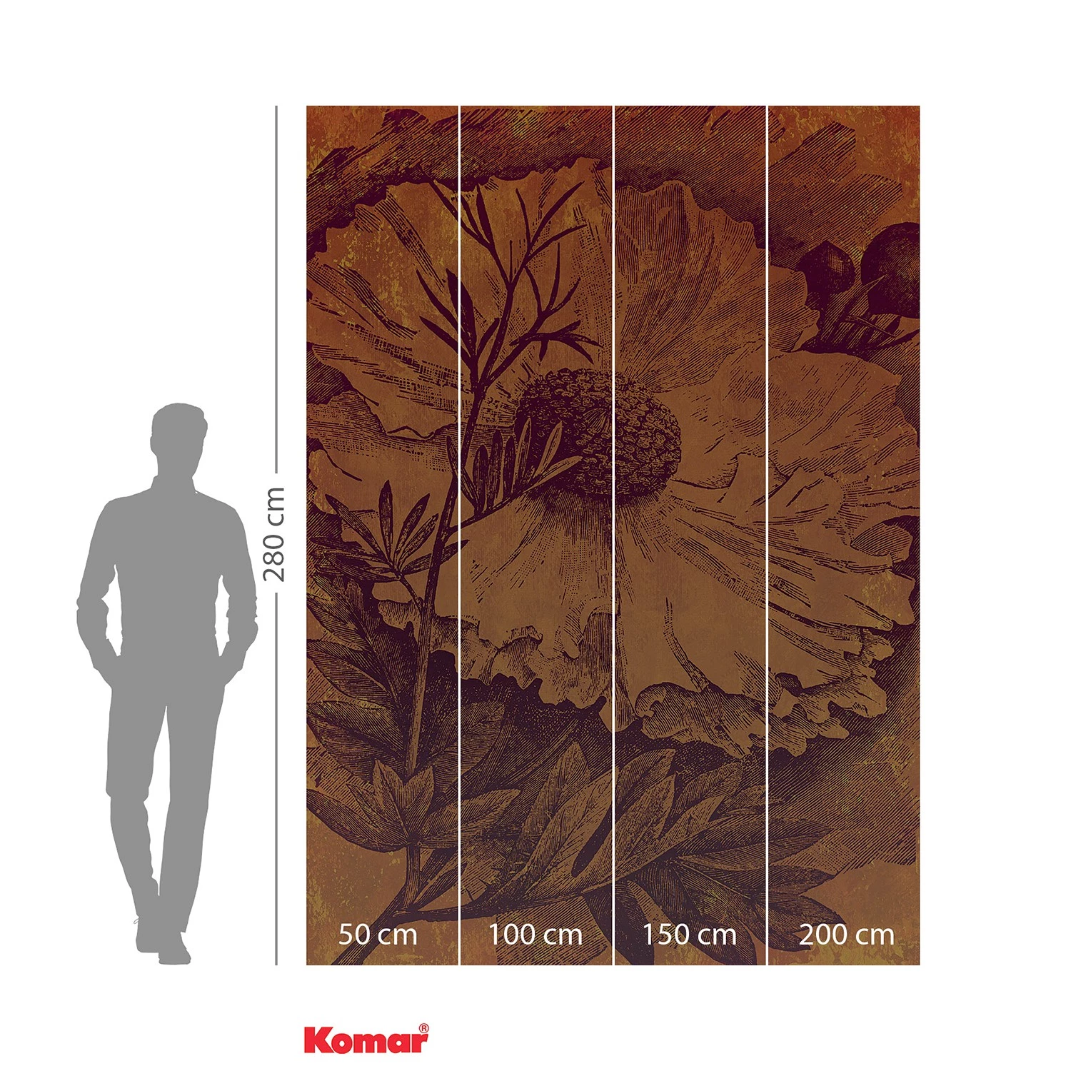 Komar Papier peint intissé Harvest - Intissé - Marron – Image 4