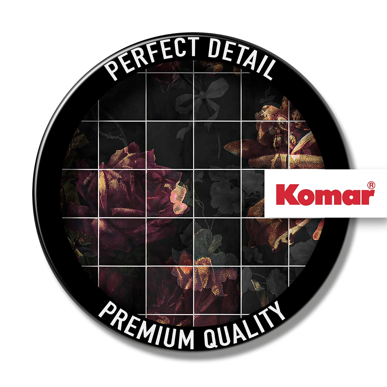 Komar Papier peint intissé Tiles Flowers - Intissé - Multicolore – Image 3