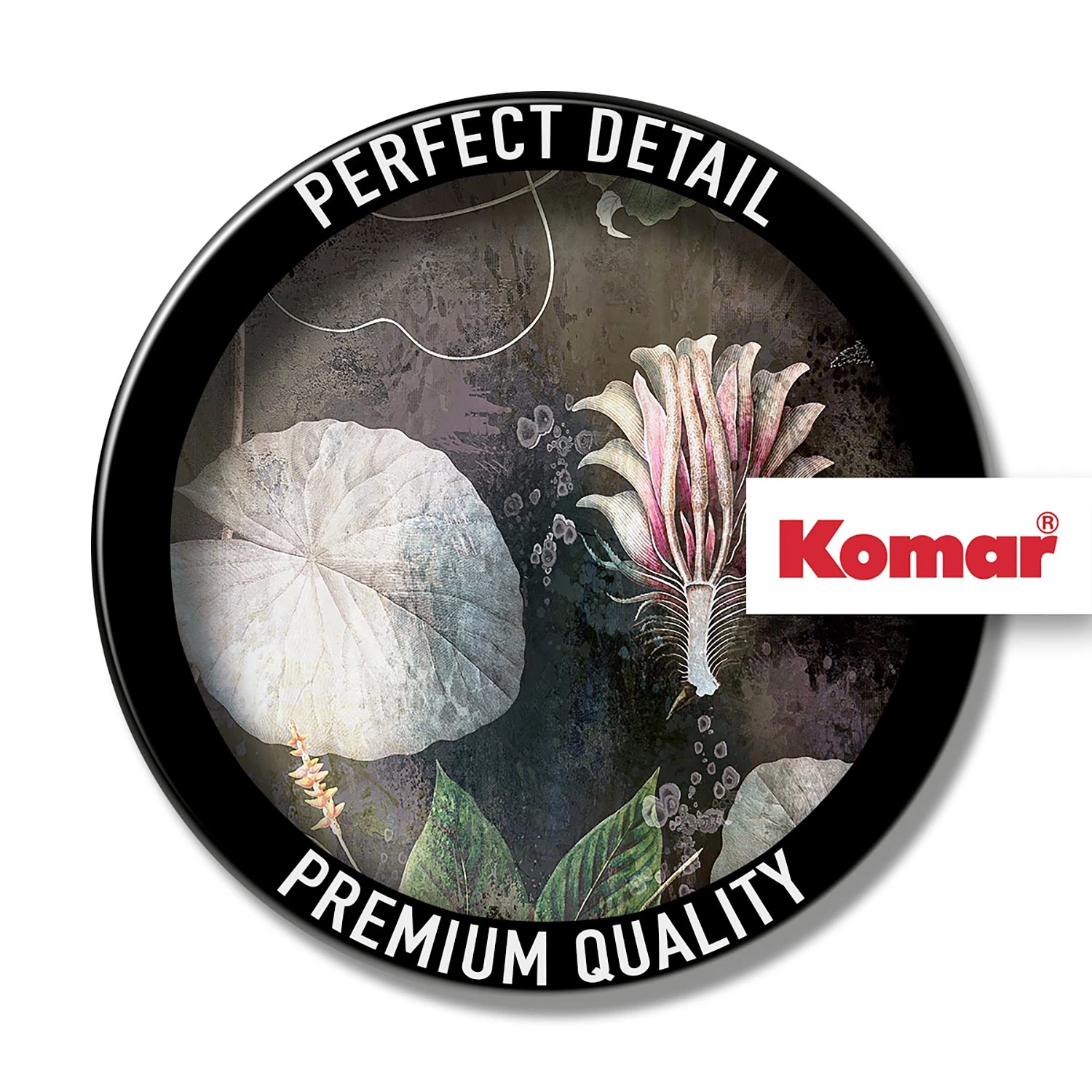 Komar Papier peint intissé Night Flowers - Intissé - Multicolore – Image 3