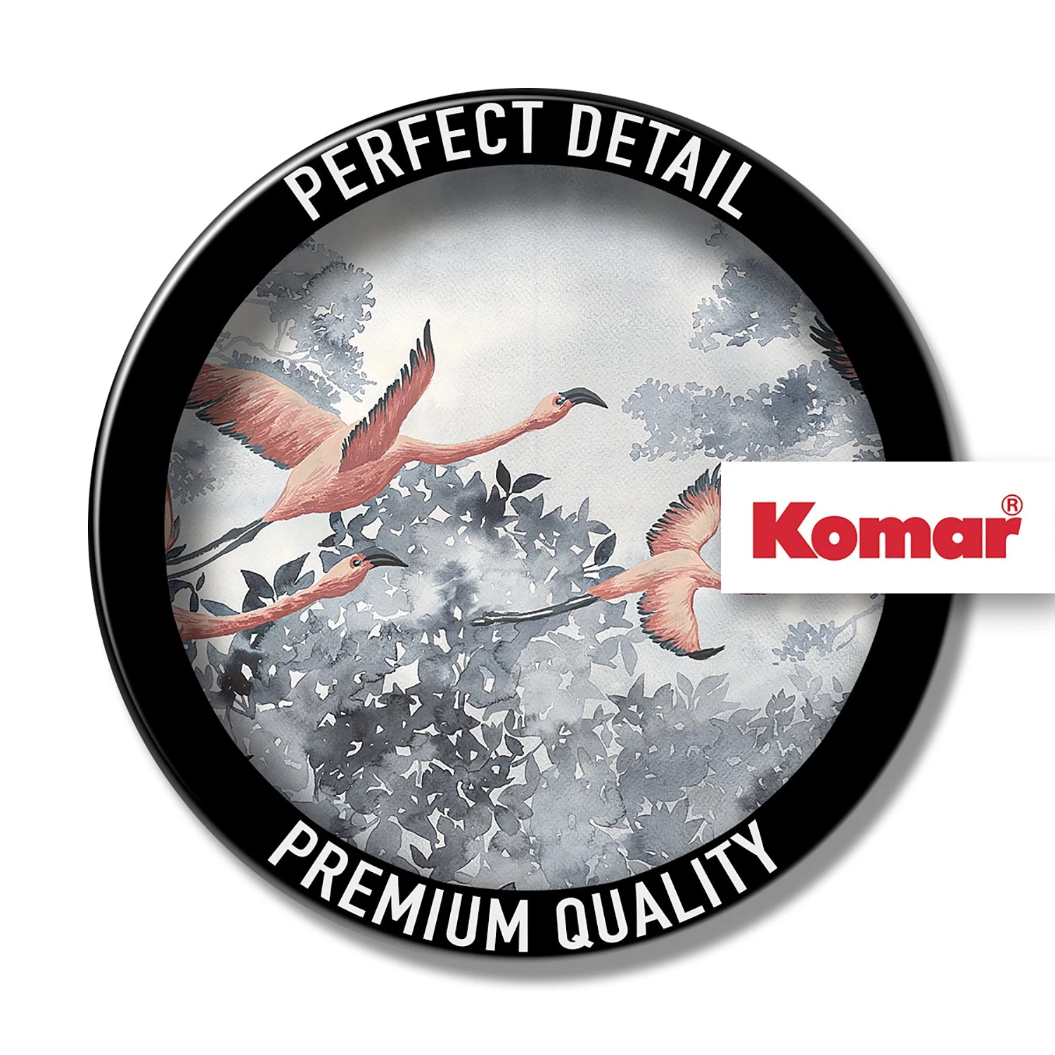 Komar Papier peint intissé Flamingos - Intissé - Multicolore – Image 3