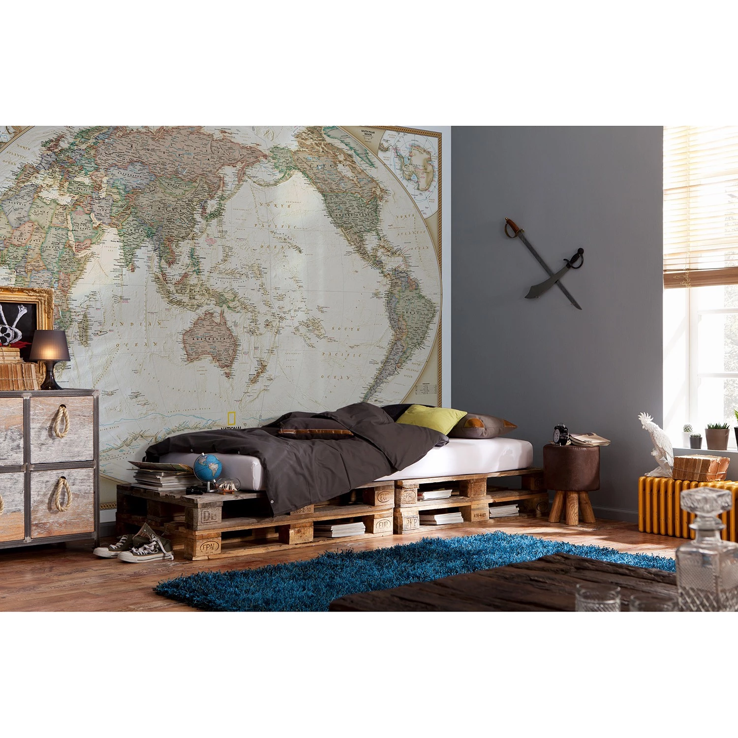 Komar Papier peint intissé The World Pacific - Intissé - Multicolore – Image 2