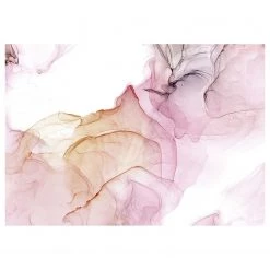 Komar Papier peint intissé Shiny Fluid - Intissé - Rose