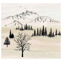 Komar Papier peint intissé Backcountry - Intissé - Beige