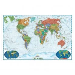 Komar Papier peint intissé World Blue Frame - Intissé - Multicolore