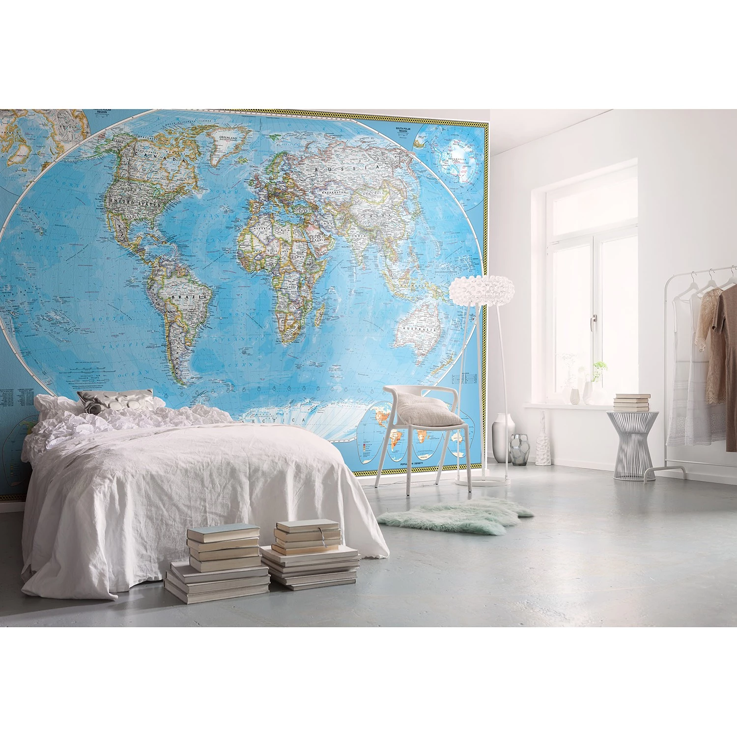 Komar Papier peint intissé The World Political - Intissé - Multicolore – Image 2