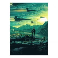 Komar Papier peint X-Wing Assault Takodana - Intissé - Multicolore