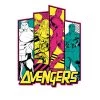 Komar Papier peint intissé Avengers Flash - Intissé - Multicolore