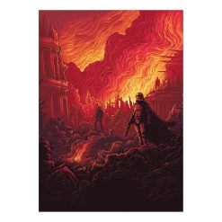 Komar Papier peint Star Wars First Order Purge - Intissé - Rouge