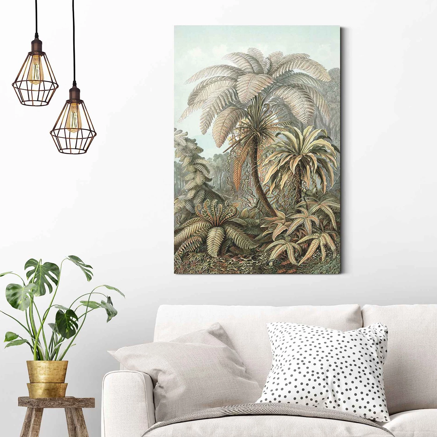 Reinders Tableau déco Art of Nature Filicina - Bois manufacturé - Vert - 60 cm x 90 cm x 2 cm – Image 2