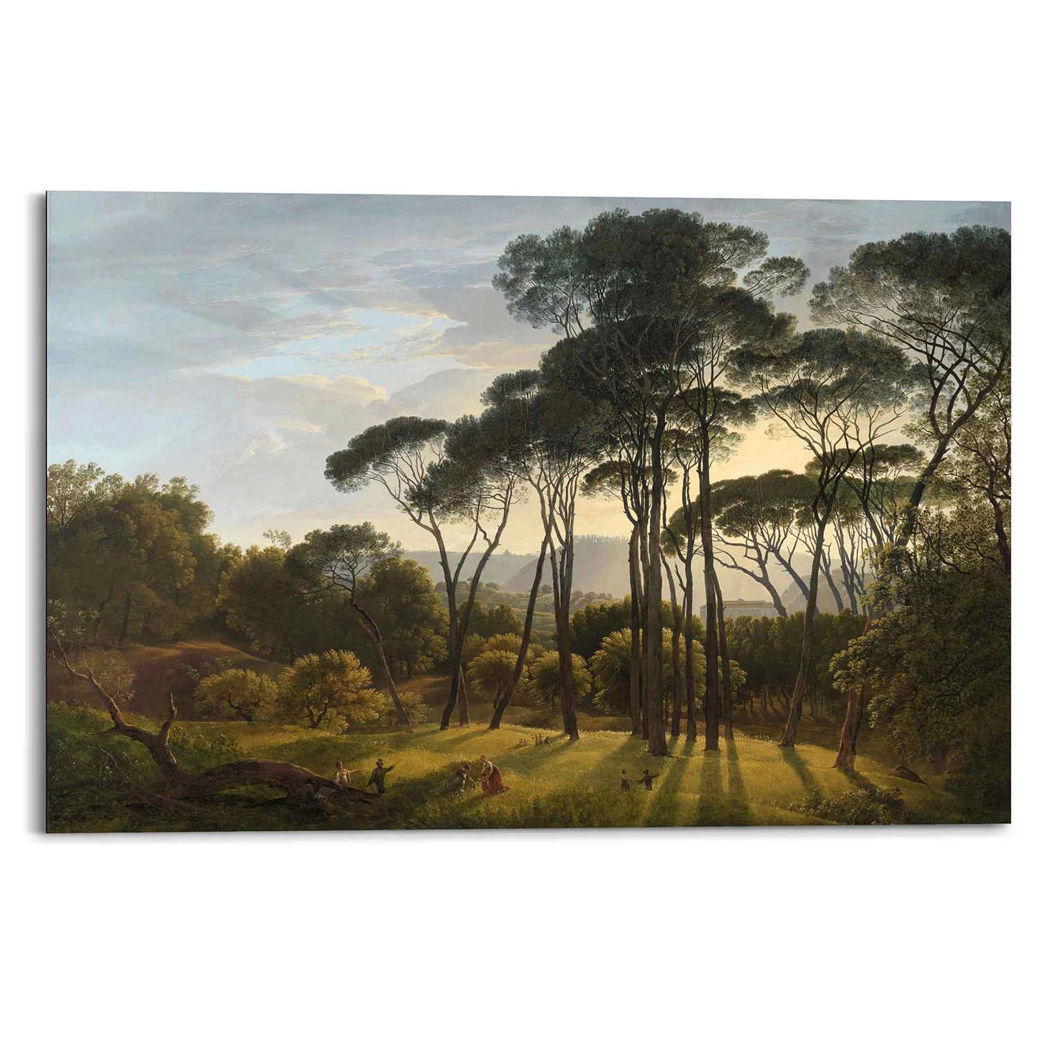 Reinders Tableau déco Paysage italien - Bois manufacturé - Vert - 90 cm x 60 cm x 2 cm