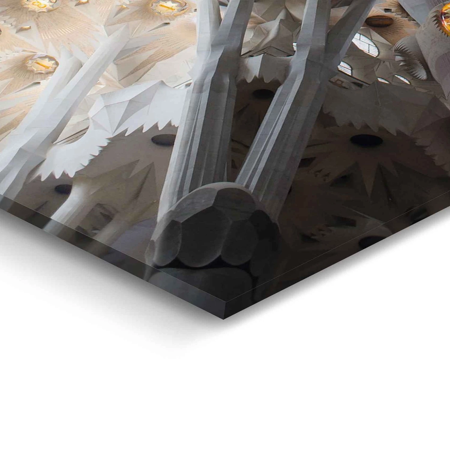 Reinders Tableau déco en verre Sagrada Familia - Verre - Multicolore - 70 cm x 50 cm x 2 cm – Image 3