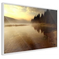 Artgeist Affiche Autumn Evening - Polystyrène / Papier - Gris - 60 x 40 cm