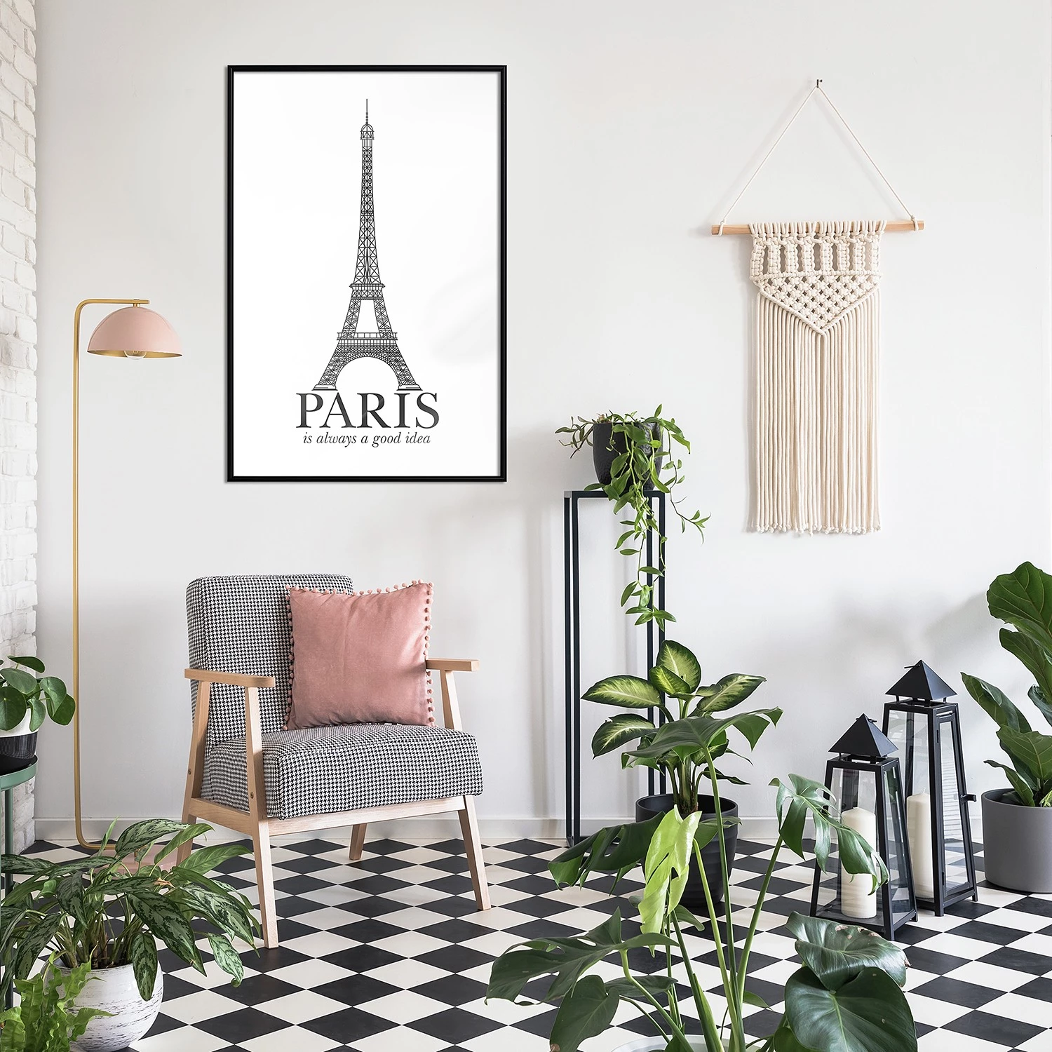 Artgeist Affiche Paris Is Always a Good Idea - Polystyrène / Papier - Noir - 40 x 60 cm – Image 2