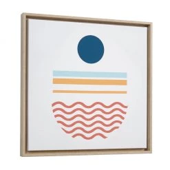 Twentyfour Tableau déco Gelsina I - Toile / MDF - Multicolore