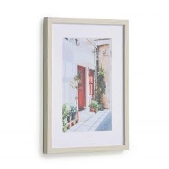 Twentyfour Tableau déco Leyla II - Papier / MDF - Multicolore