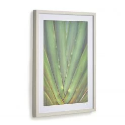 Twentyfour Tableau déco Lyn - Papier / MDF - Vert