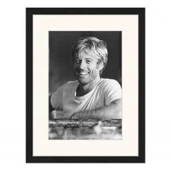 Any Image Tableau dĂ©co Young Robert Redford - HĂȘtre massif / Plexiglas - 33 x 43 cm