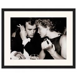 Any Image Tableau déco Jimmy At the Club II - Hêtre massif / Plexiglas - 53 x 43 cm