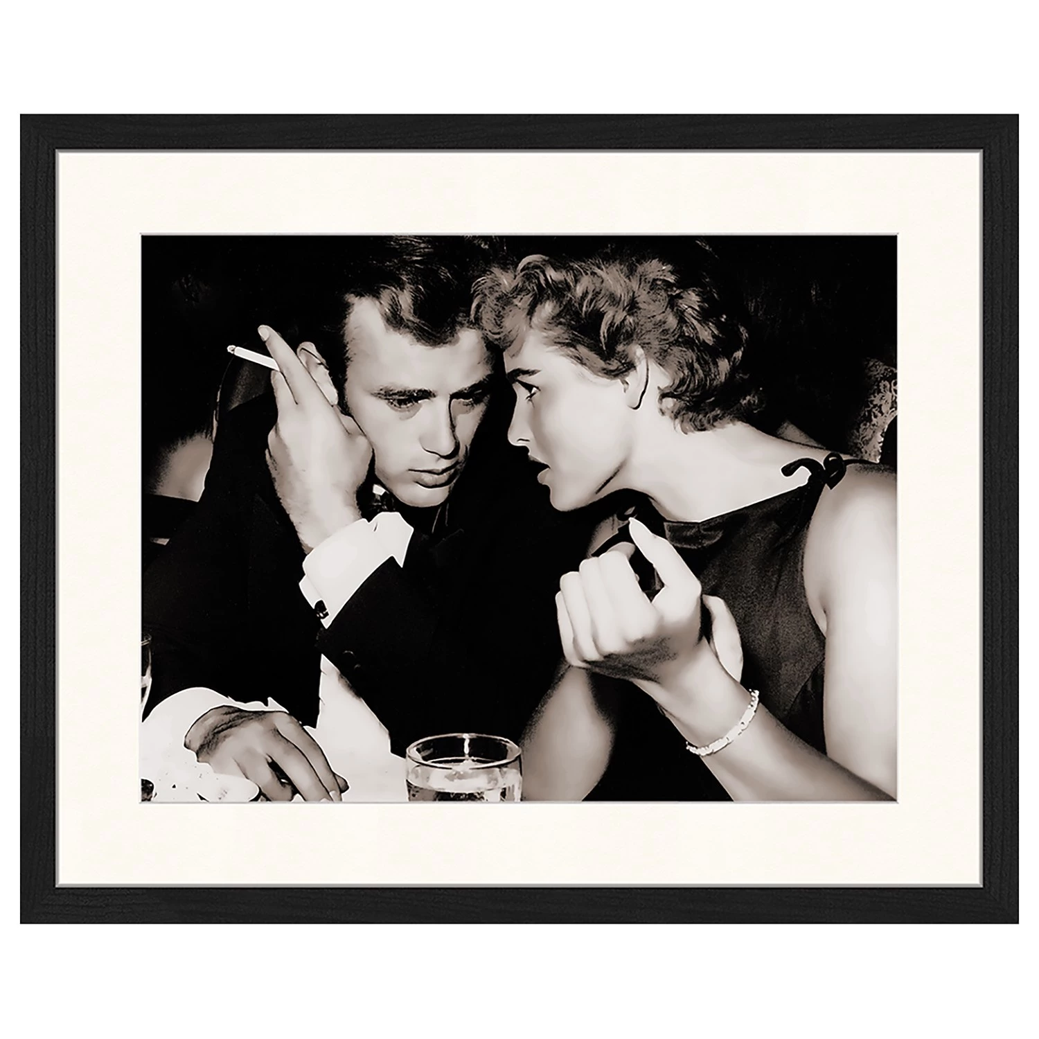 Any Image Tableau déco Jimmy At the Club II - Hêtre massif / Plexiglas - 53 x 43 cm