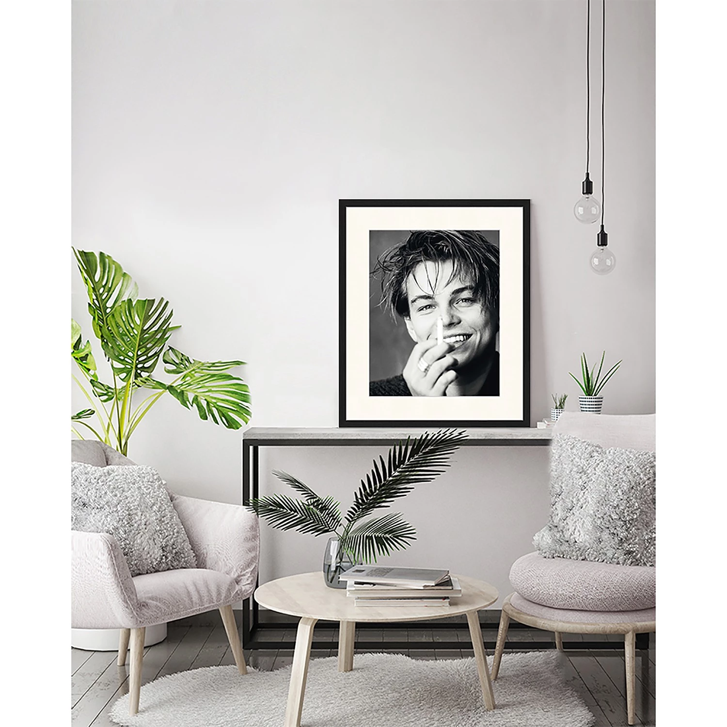 Any Image Tableau déco Leonardo di Caprio - Hêtre massif / Plexiglas - 53 x 63 cm – Image 2