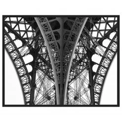 Any Image Tableau déco Eiffel Tower II - Hêtre massif / Plexiglas - 73 x 93 cm