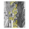 Any Image Tableau déco New York taxis from above - Alu-Dibond / Plexiglas - 40 x 50 cm