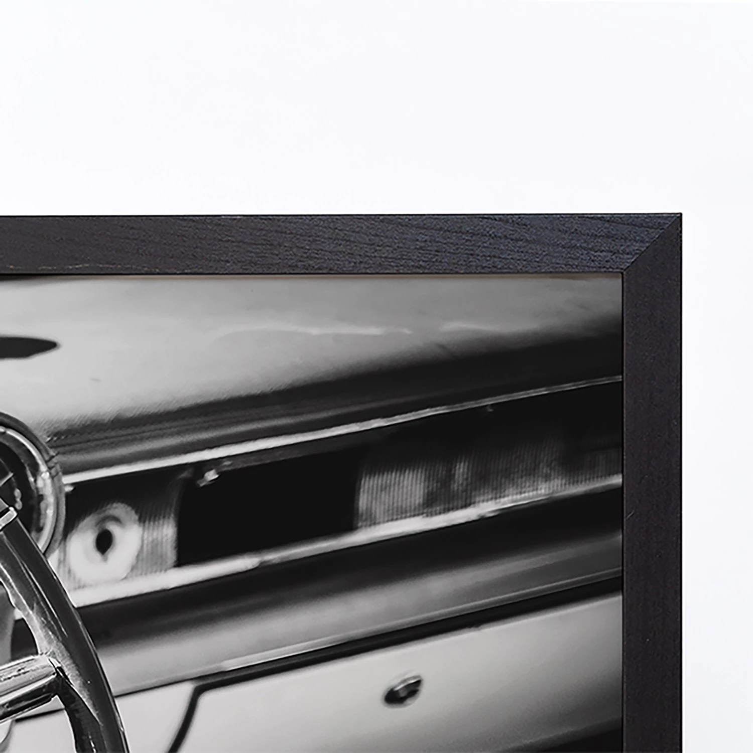 Any Image Tableau déco Steering wheel - Hêtre massif / Plexiglas - 83 x 63 cm – Image 2