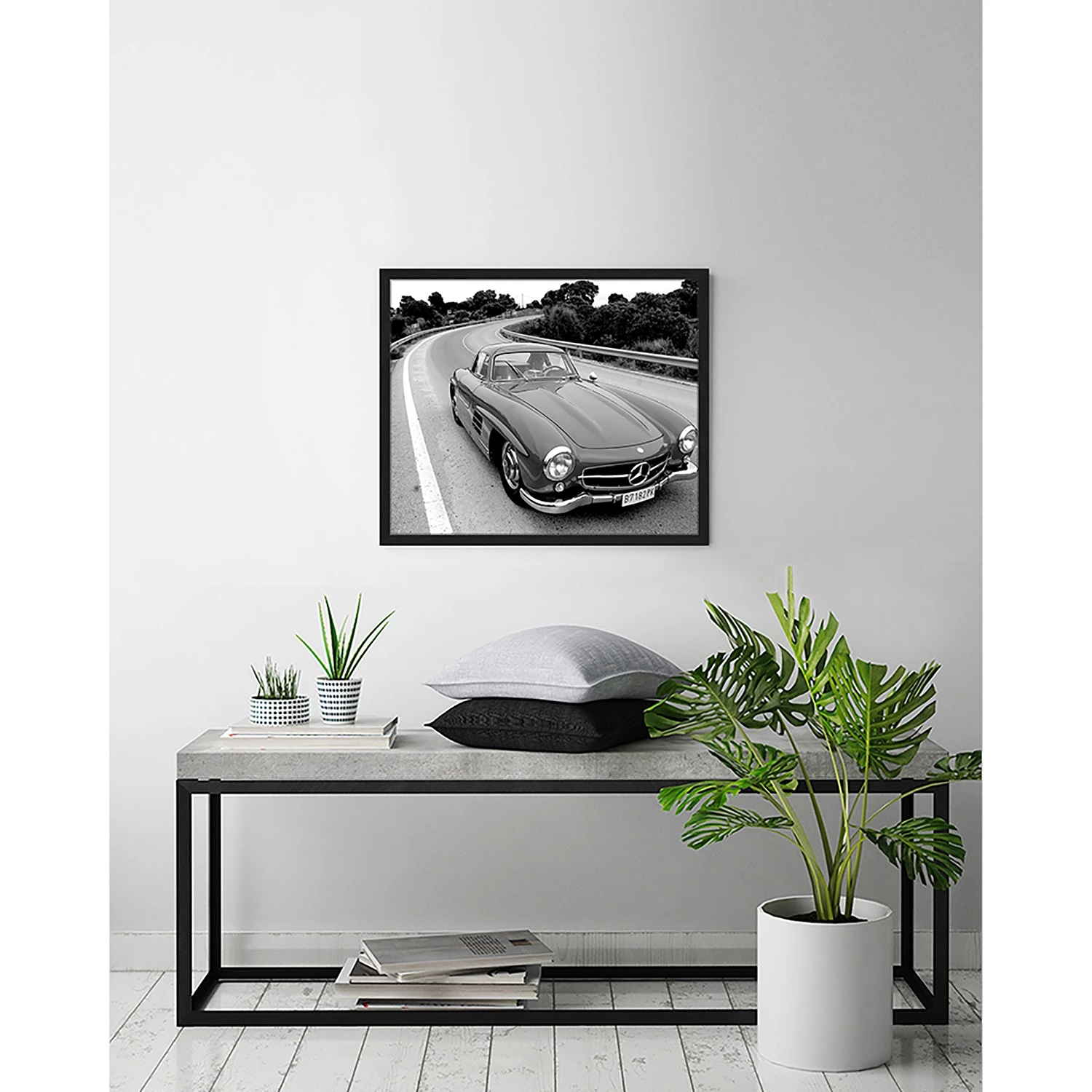 Any Image Tableau déco The Mercedes I - Hêtre massif / Plexiglas - 63 x 53 cm – Image 2