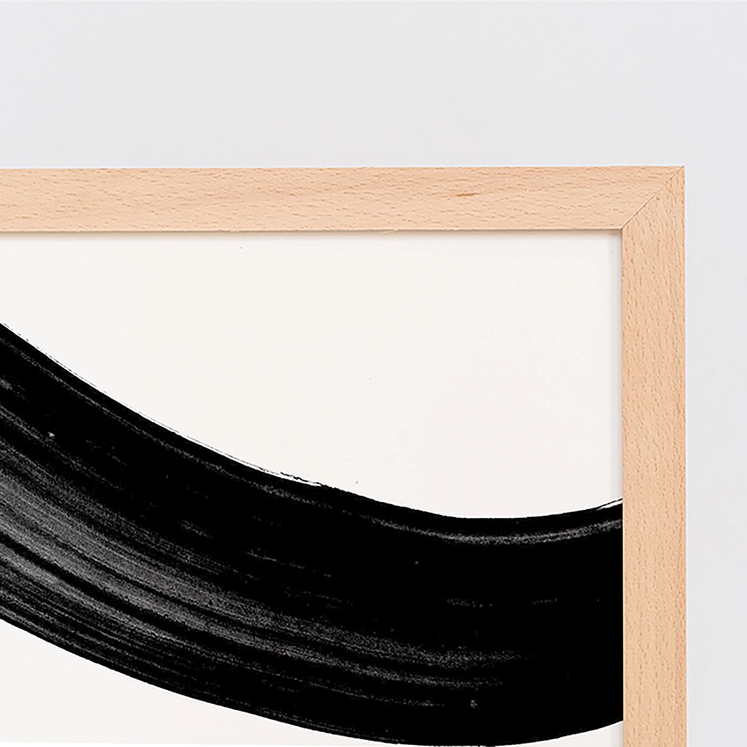 Any Image Tableau déco Abstract Watercolor Stroke - Hêtre massif / Plexiglas - 33 x 43 cm – Image 2