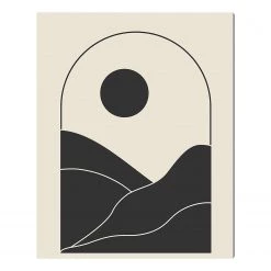 Any Image Tableau déco Contemporary Sunrise - Alu-Dibond / Plexiglas - 40 x 50 cm