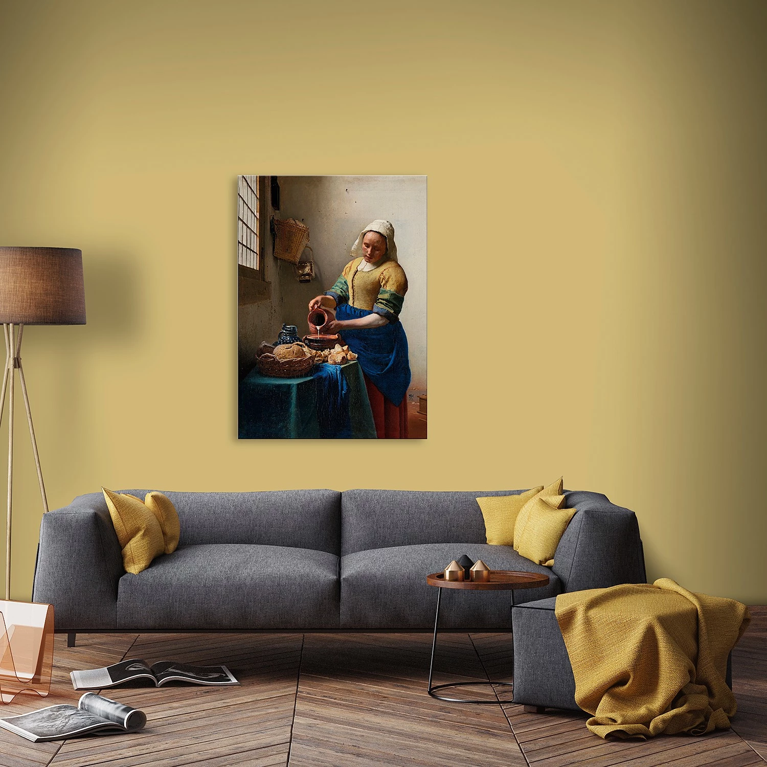 Art for the Home Impression sur toile La Laitière - Toile / MDF - Multicolore – Image 2