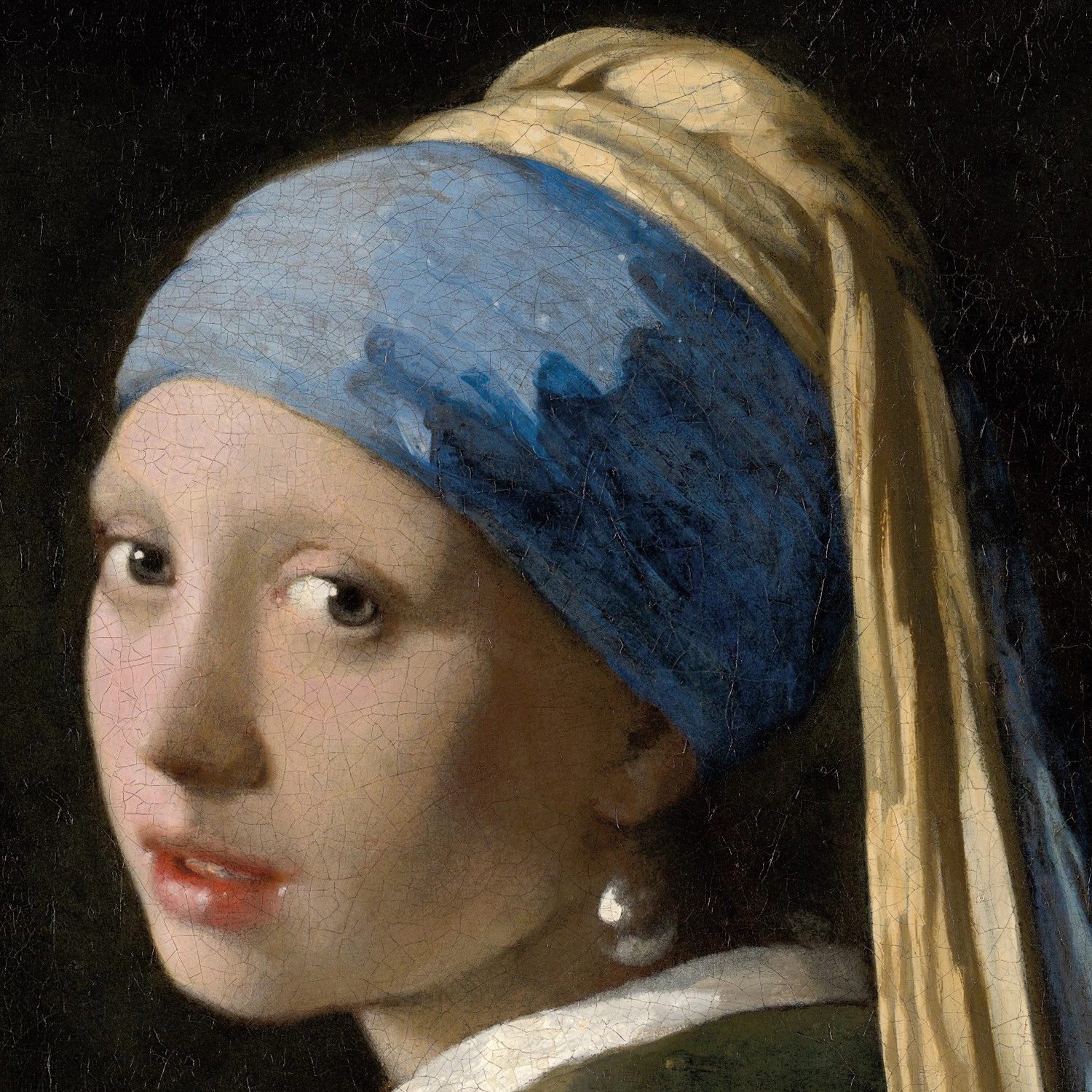 Art for the Home Impression sur toile Fille à la perle - Toile / MDF - Multicolore – Image 4