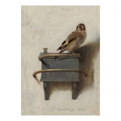 Art for the Home Impression sur toile Le Chardonneret - Toile / MDF - Multicolore