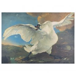 Art for the Home Impression sur toile Le Cygne menacé - Toile / MDF - Multicolore