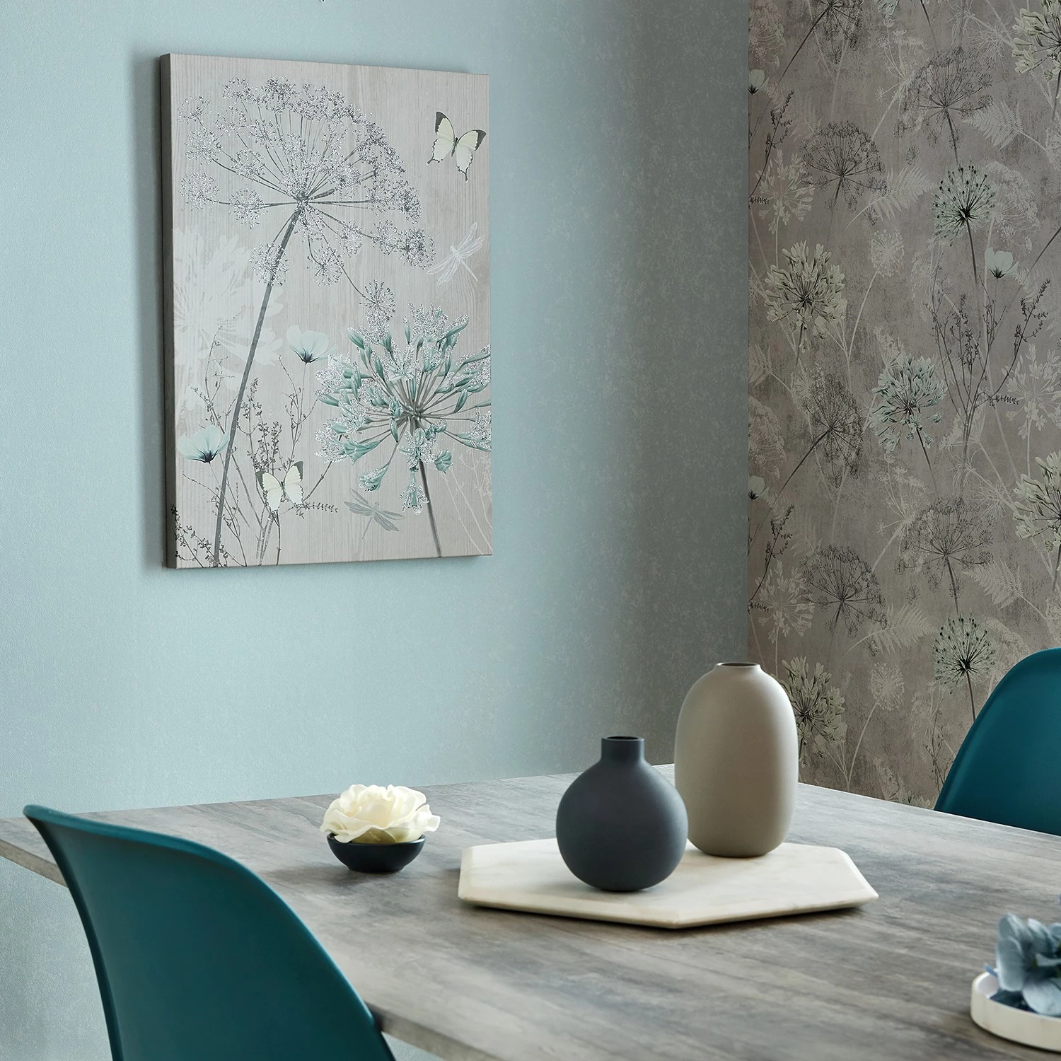 Art for the Home Tableau déco Harmony Blooms - Toile / MDF - Multicolore – Image 2