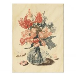 Art for the Home Tableau déco Florals - Bois / Multicolore
