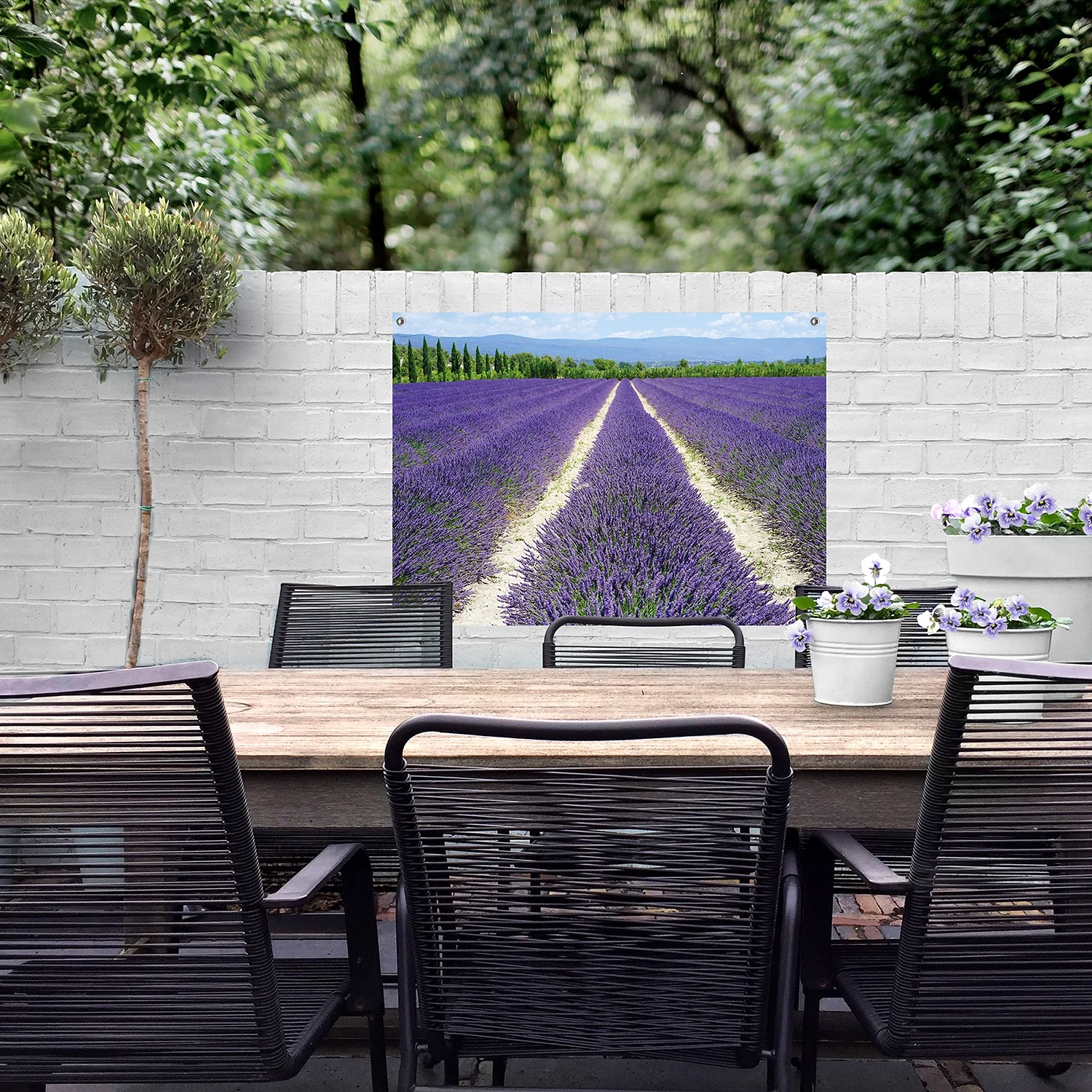 Art for the Home Affiche Lavande - Polyester PVC - Violet â Image 2