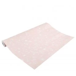 Little Dutch Papier peint Pink Wild Flowers - Intissé - Rose / Blanc