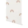 Little Dutch Papier peint White Little Rainbow - Intissé - Rose