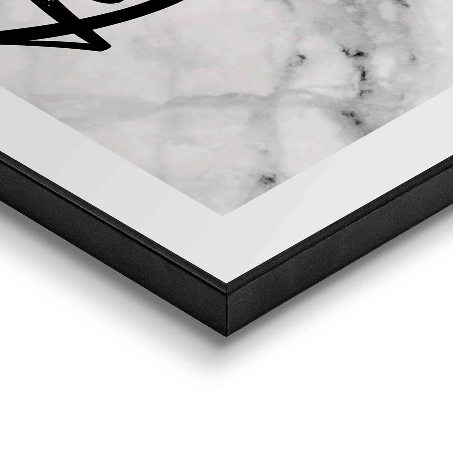 Reinders Tableaux déco Nature (3 éléments) - Impression dans cadre en bois - Noir – Image 3