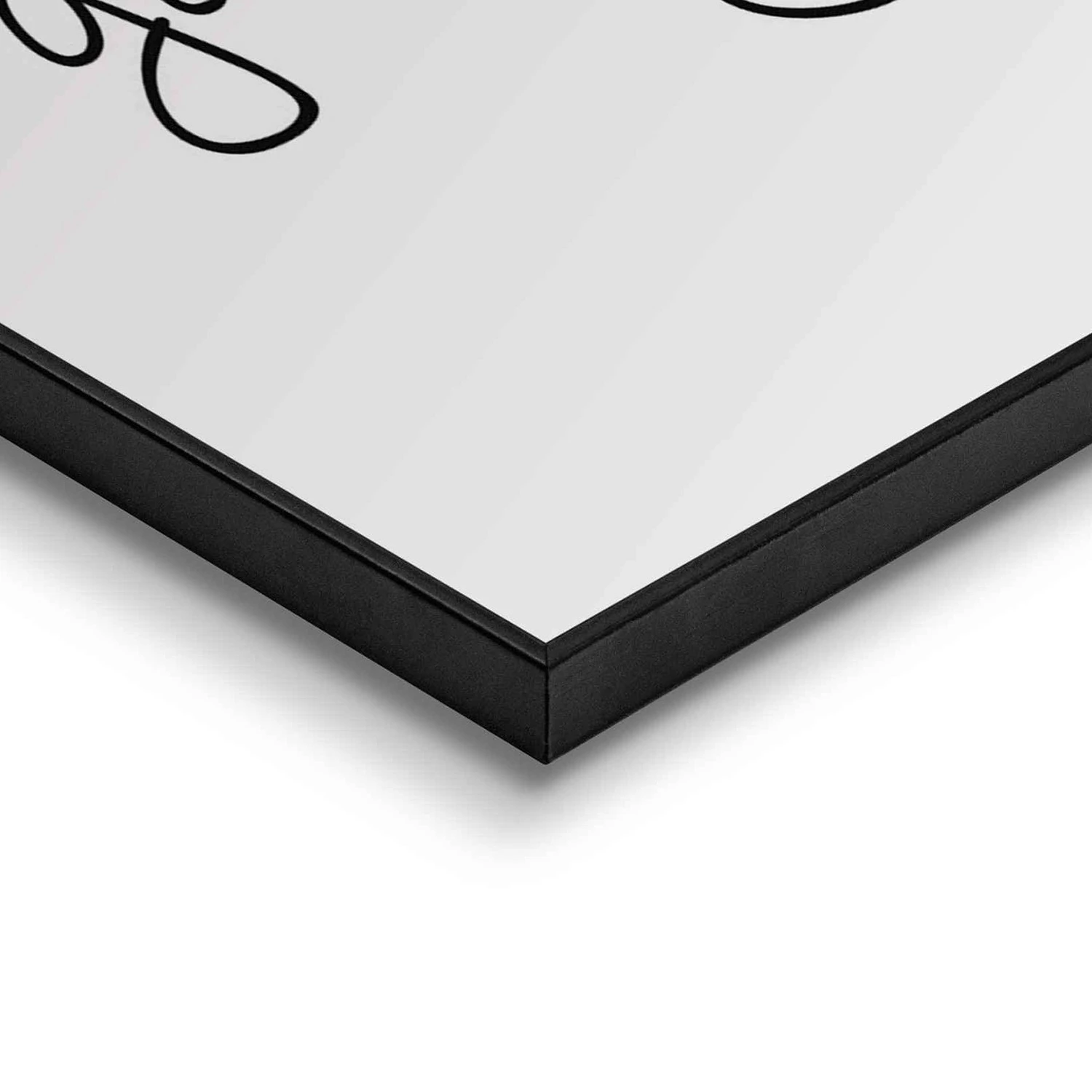 Reinders Tableaux déco Femme (3 éléments) - Impression dans cadre en bois - Noir – Image 3