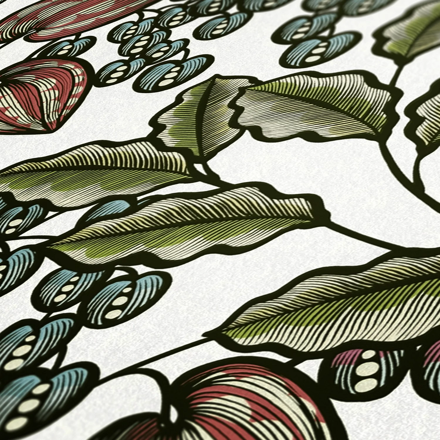 A.S. Création Papier peint Floral Impression I - Intissé - Blanc – Image 6