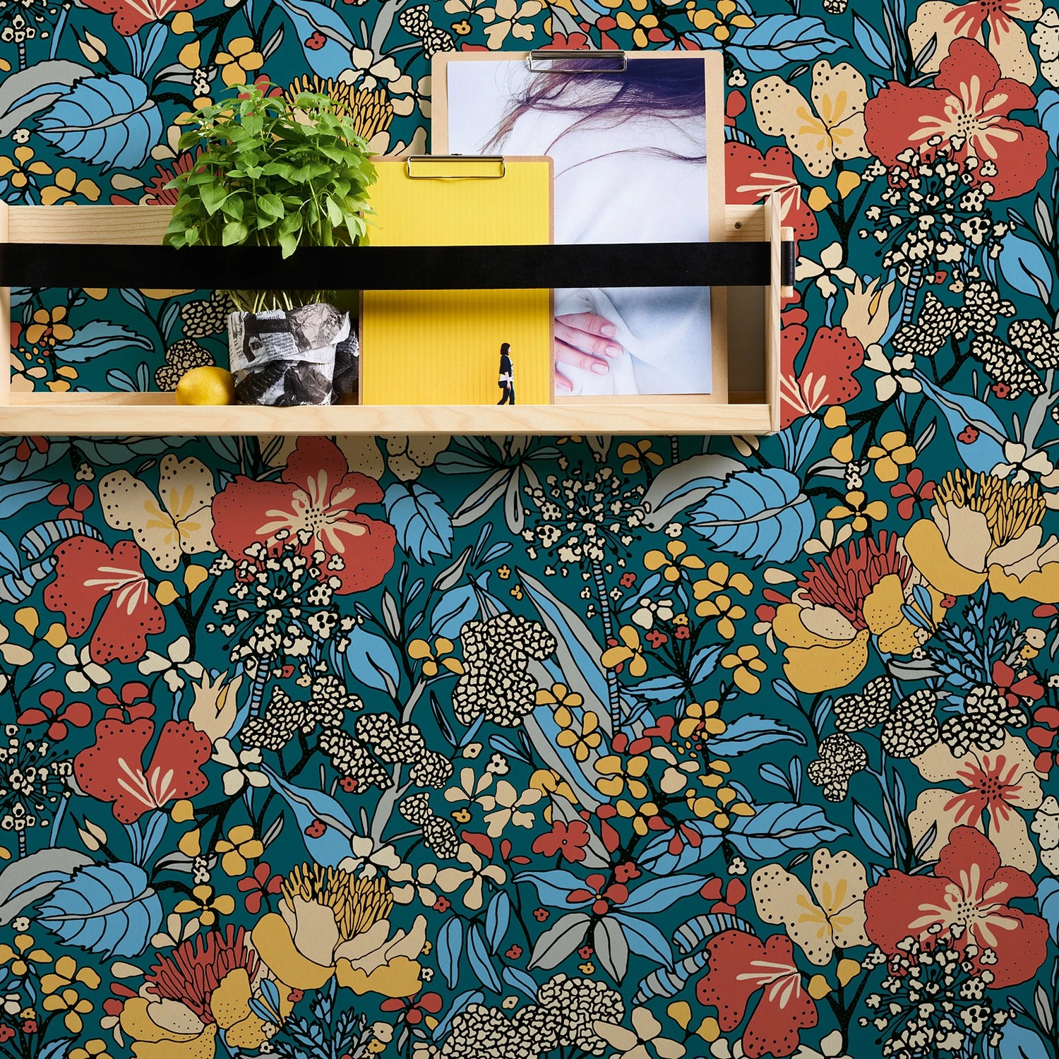 A.S. Création Papier peint en intissé Jungle I - Intissé - Bleu clair – Image 3