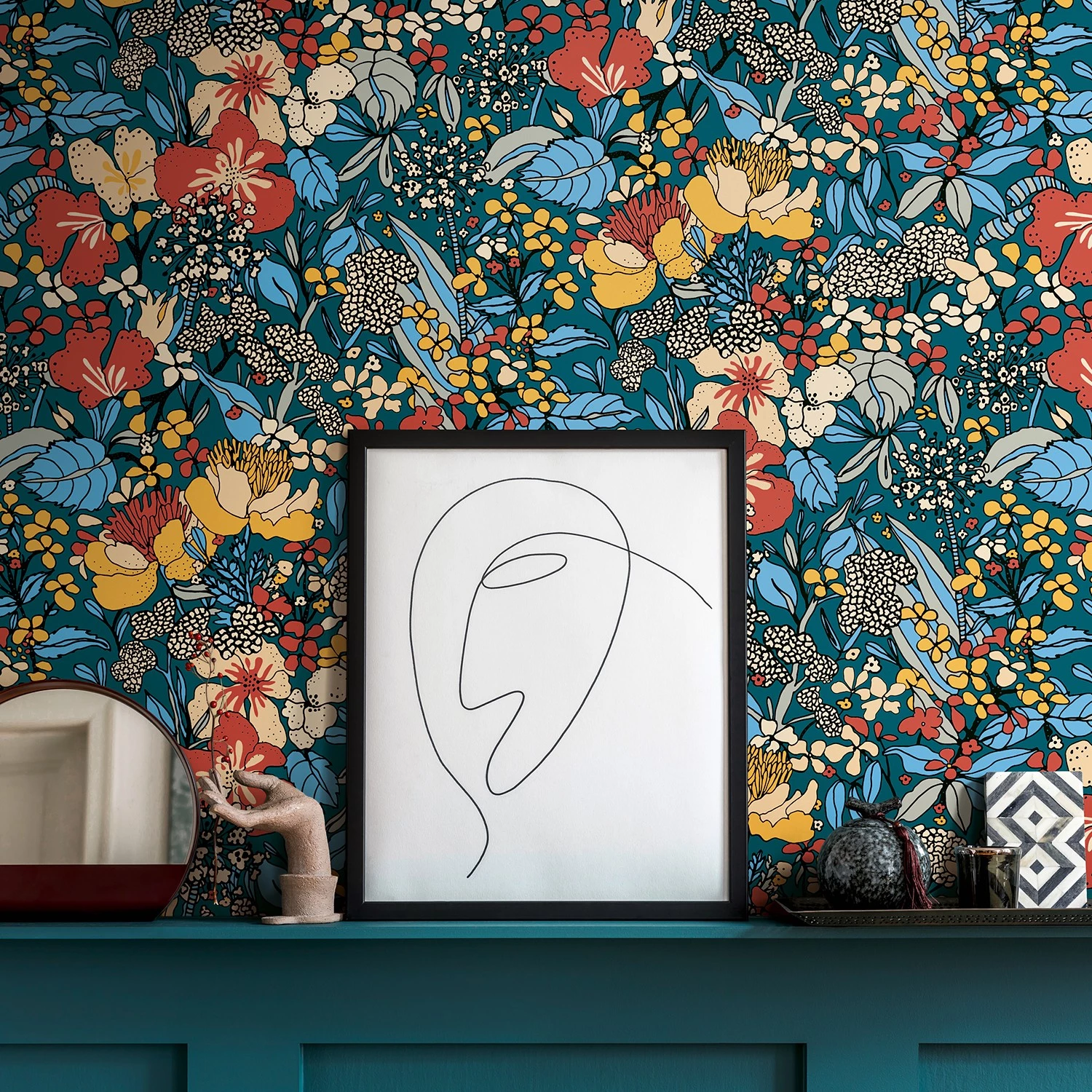 A.S. Création Papier peint en intissé Jungle I - Intissé - Bleu clair – Image 4