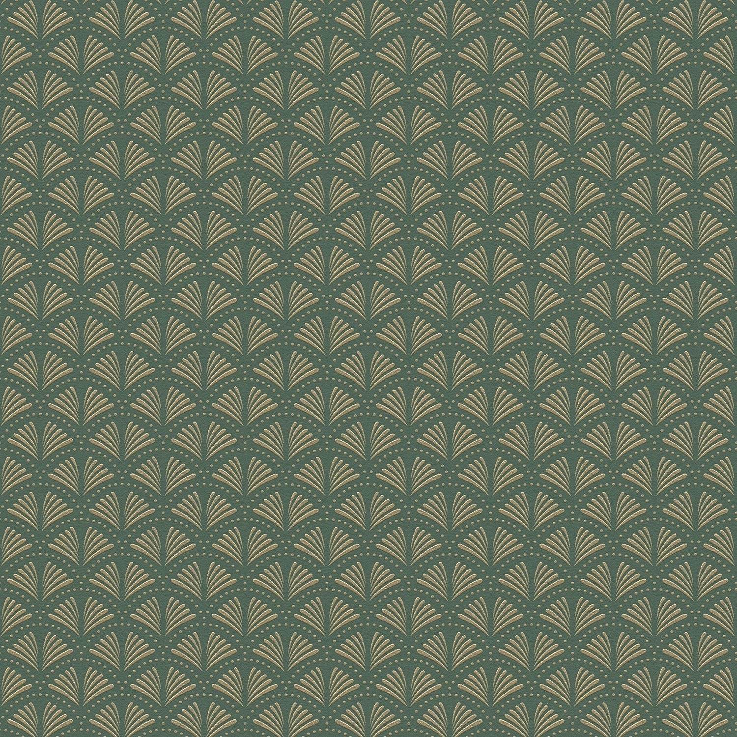 A.S. Création Papier peint en intissé Art Deco I - Intissé - Vert / Doré