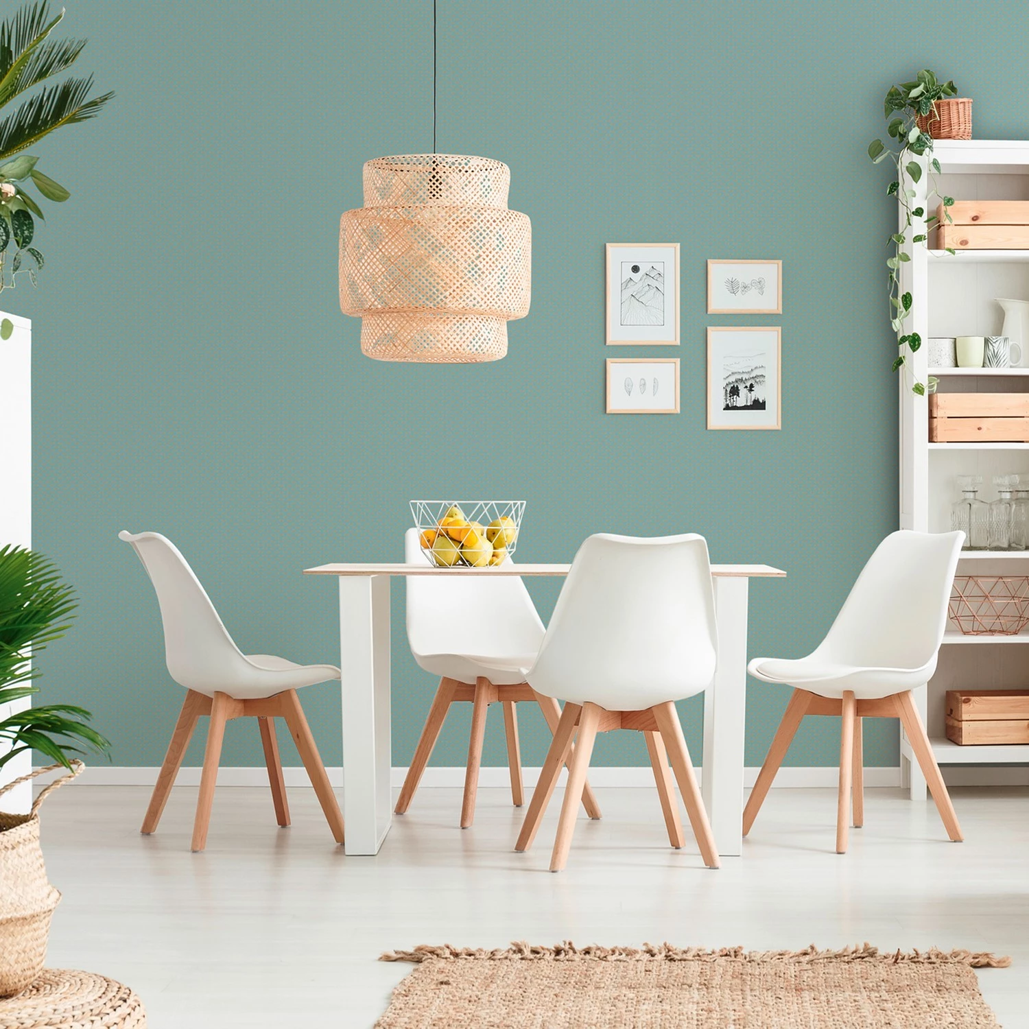 A.S. Création Papier peint en intissé Art Deco II - Intissé - Turquoise – Image 2